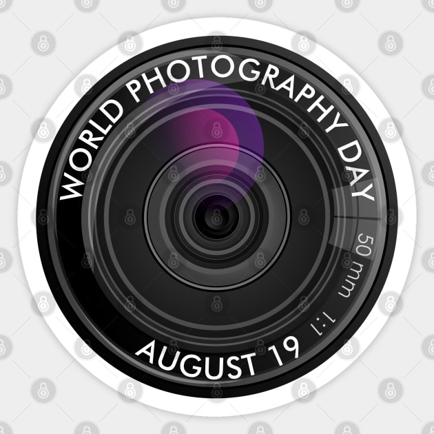 World Photography Day Sticker by HolidayBug